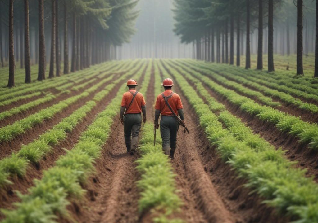 Лесоводственный и агротехнический уход за лесными культурами: принципы и технологии