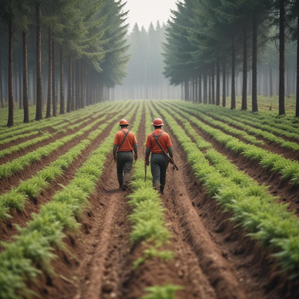 Лесоводственный и агротехнический уход за лесными культурами: принципы и технологии